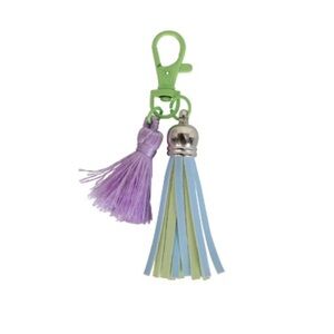 Ink & barrel Colorful Tassel bag charm